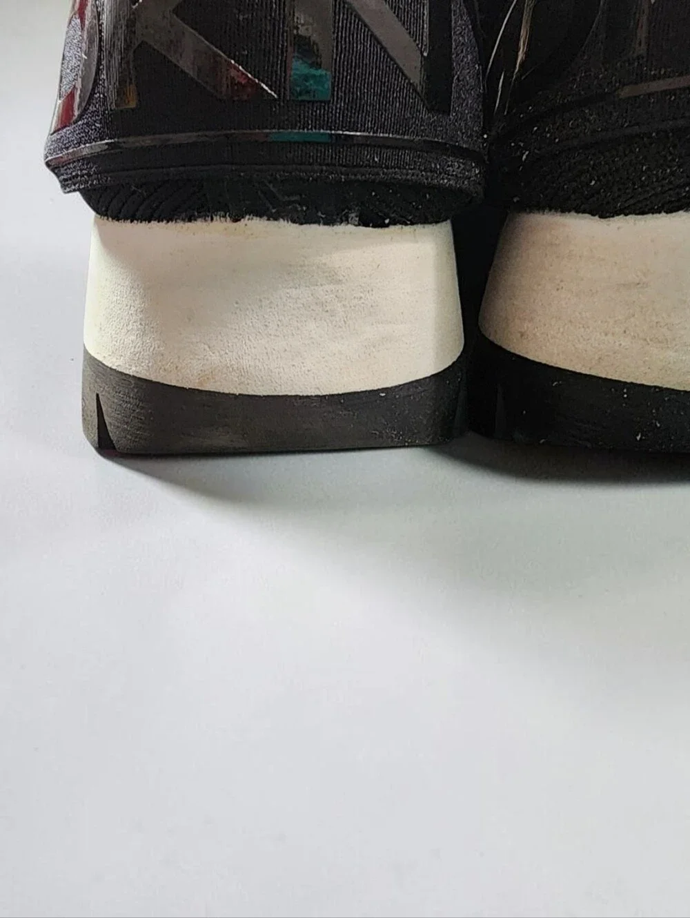 DKNY Black Knit Logo Slip-On Lug Sole Sneakers Women's Size 8